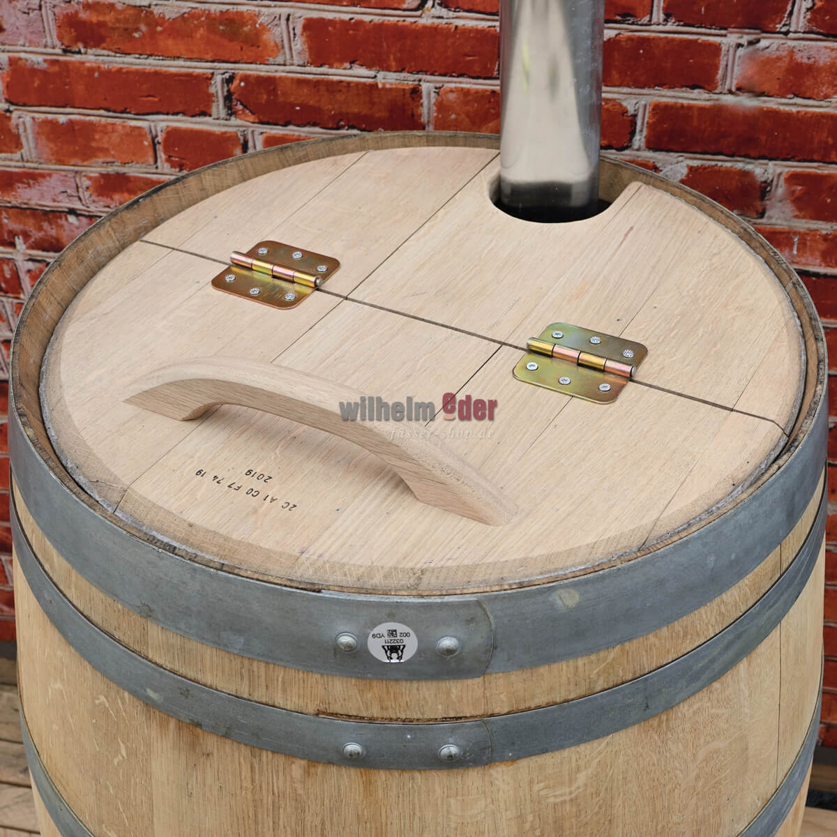 Deckel für Regentonnen – klappbar