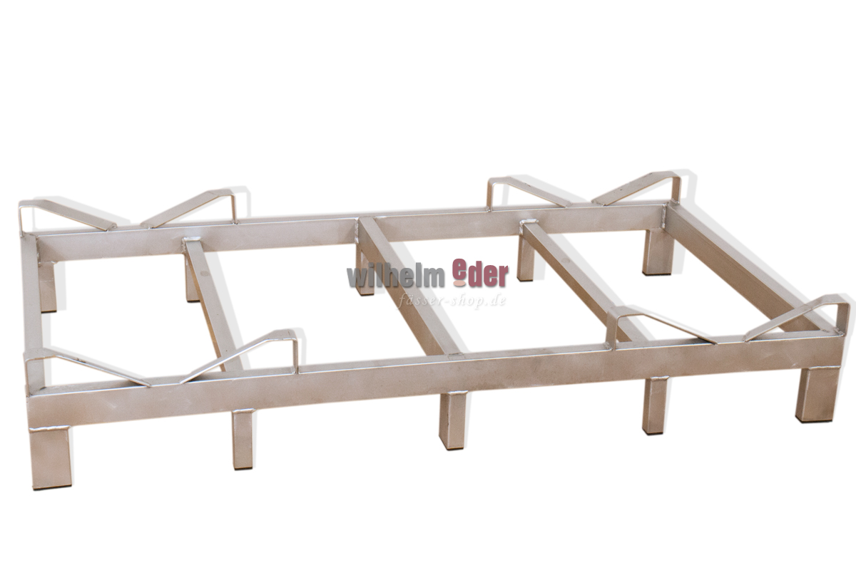 Edelstahlfasslager_boden_fuer_2_500l_faesser_1_1 Edelstahlfasslager Bodenstück für 2 Fässer 500 l