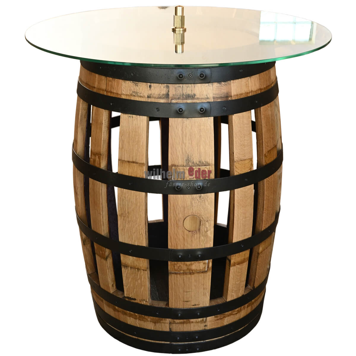 fasstisch_modern_mit_glasscheibe_fm_1 Stehtisch - Modern