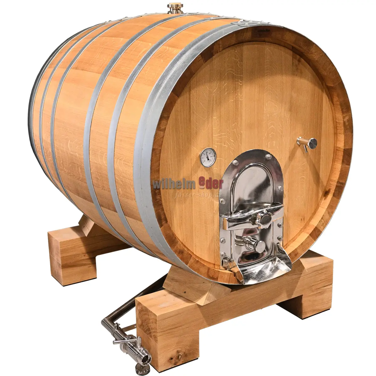 EDER - FassStolz® 1000 l rund - Deutsche Eiche