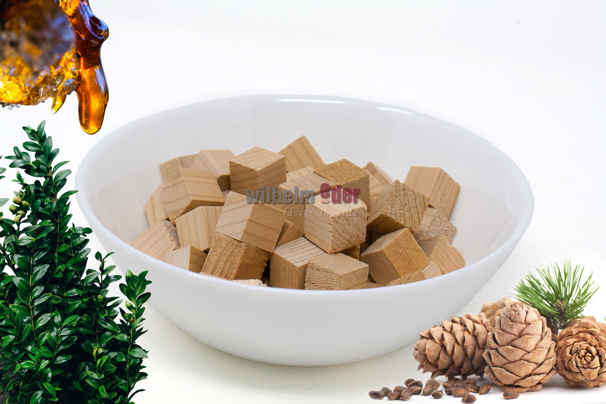 Zederncubes_4 Cubes aus Zedernholz