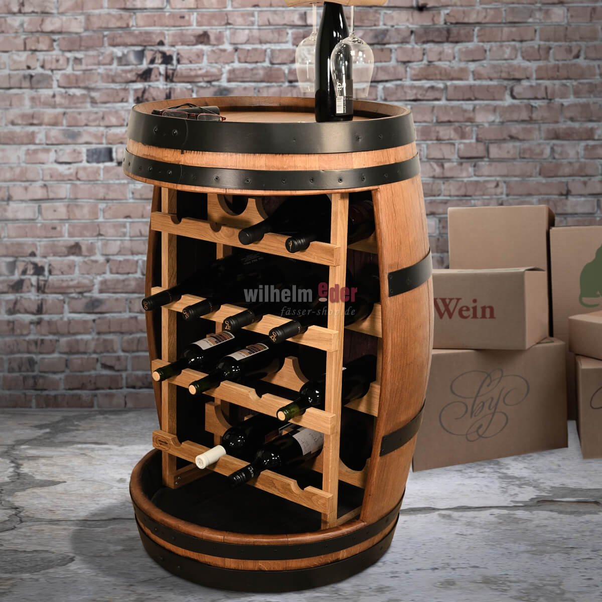 Regalfass_wein_braun_schwarz_3_3 Regalfass – Flaschenbar