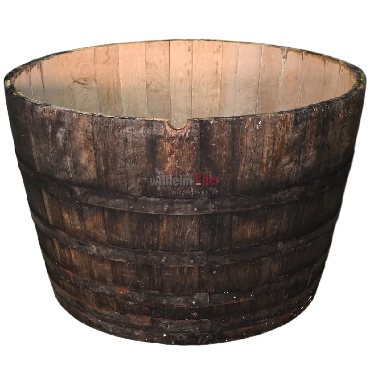 blumenkuebel_500l_cognac_weinbrand_1 Blumenkübel - 1/2 500 l Fass
